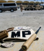 The ESP baton somewhere in Afghanistan